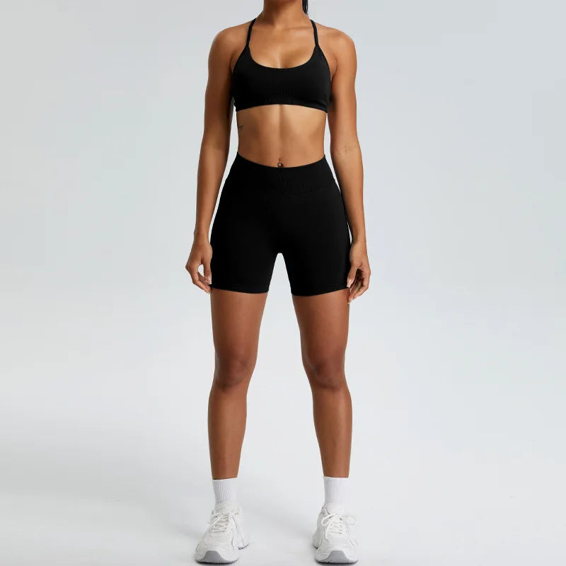 Women Sports Underwear High Support Sports Top Push Up Yoga Bra Gym Crop Top Fitness Workout Bra Running Brassiere Sportswear