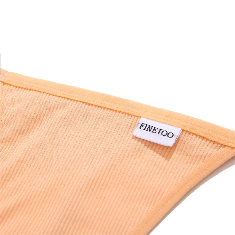 S-XL Cotton Thongs Women Sexy Low Waist T-Back Underwear Ladies Bikini Panties Comfortable Cotton Underwear G-string Lingerie