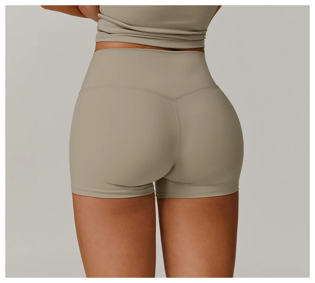 Yoga Shorts Women Summer Fitness Shorts Running Cycling Shorts Breathable Sports Leggings High Waist Summer Workout Gym Shorts