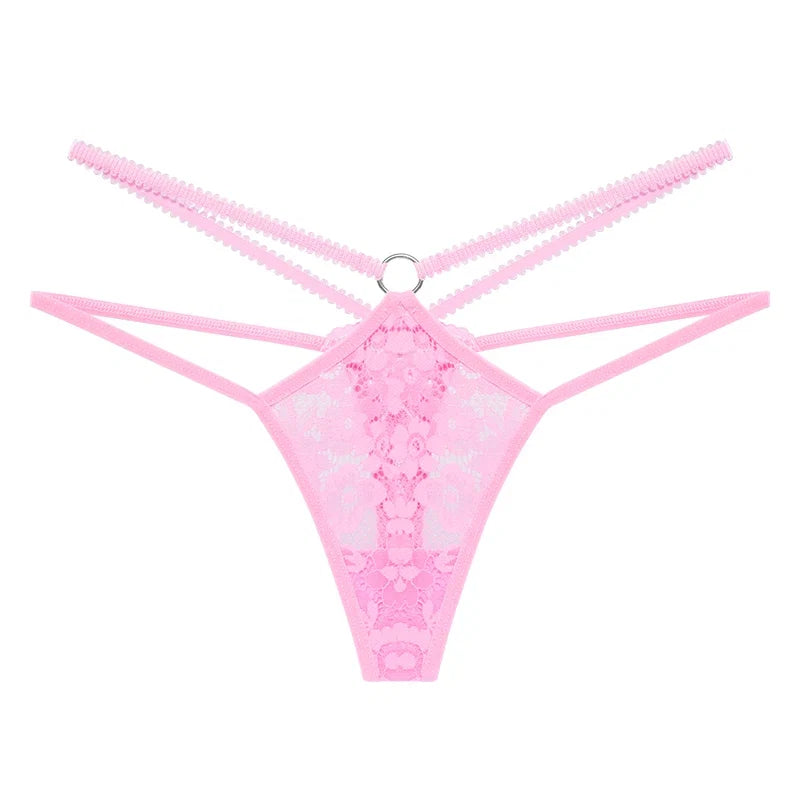 7pcs/pack Sexy Lace Women g-string Low Waist Solid Floral Panty Elegant Sexy Lingerie Comfortable Lady thongs Female Underwear