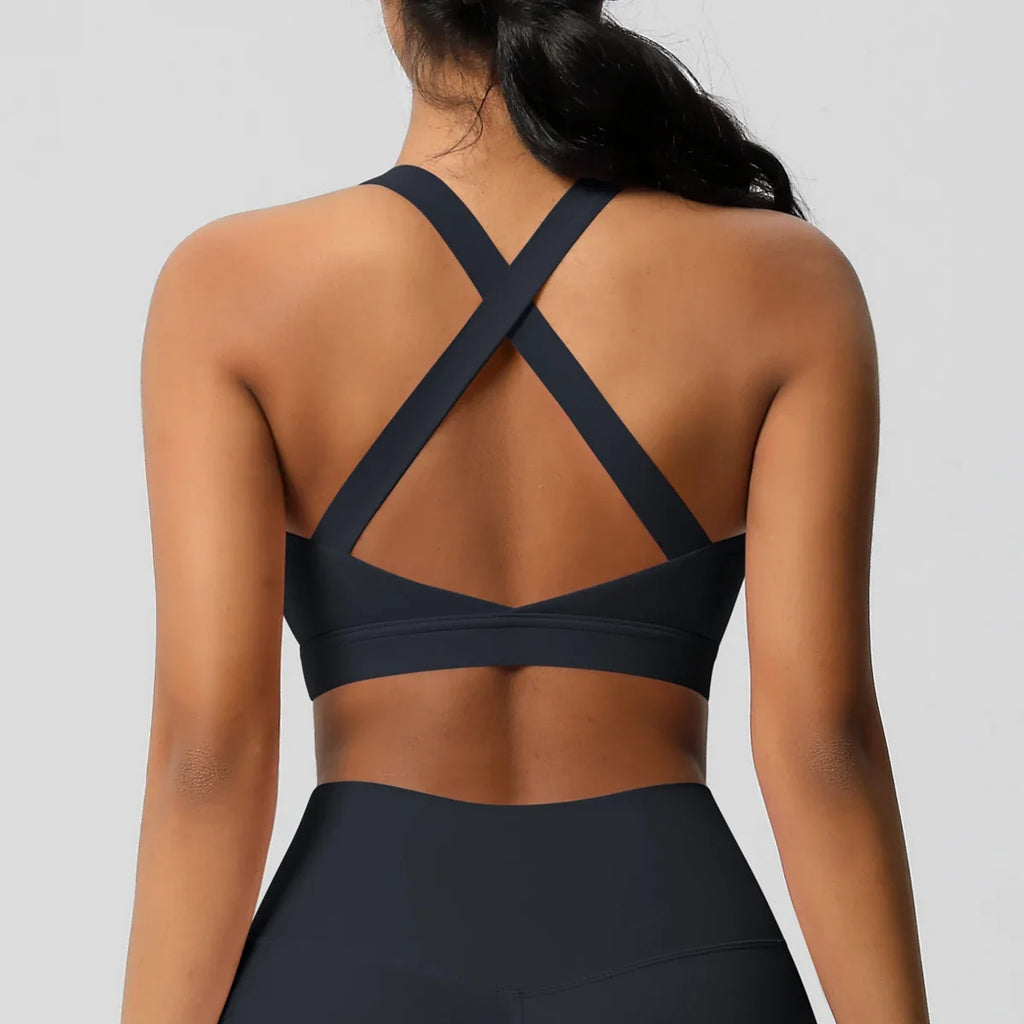 Women Fitness Yoga Bras Sexy Sling Beauty Back Fitness Push Up Sports Women Underwear Running Crop Top Yoga Clothes