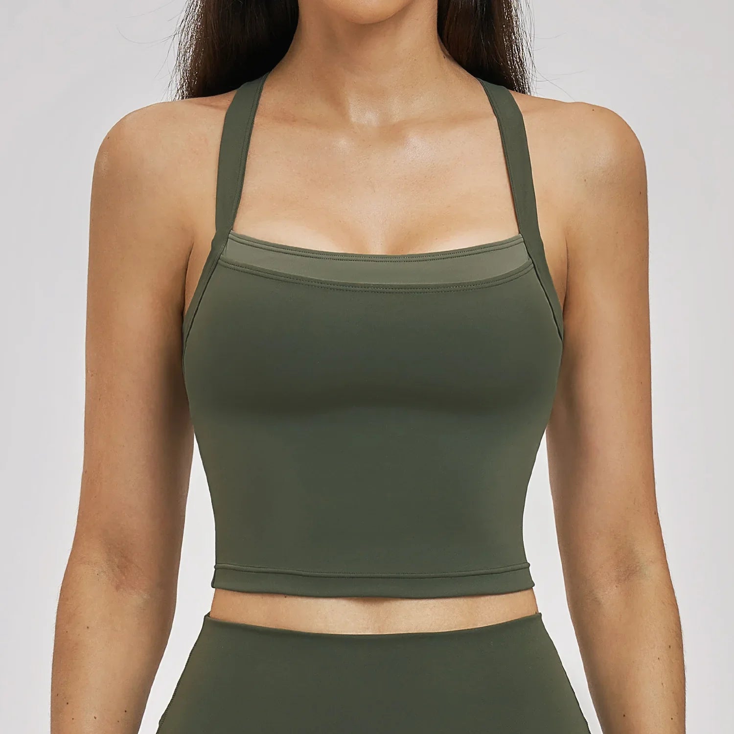 Yoga Bra Women High Strength Sport Bra Anti-Sweat Fitness Top Shockproof Crop Top Push Up Running Sport Bra Gym Vest Workout Top