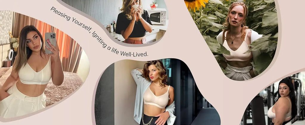 Women's Wire-Free Seamless Bra 3/4 Cup Thin Molded Cup Soft Support Bra Comfortable Breathable and beauty Smooth Bra Push-Up