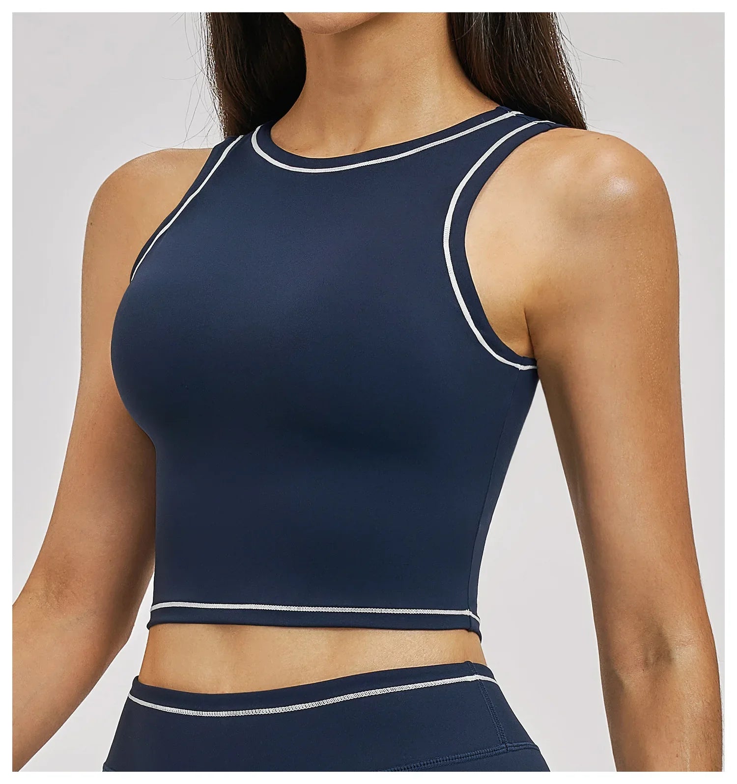 High Strength Sports Bra Anti-Sweat Fitness Top Women Yoga Bra Shockproof Crop Top Push Up Summer Sport Bra Gym Vest Workout Top