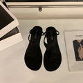 Summer Clip Toe Women Gladiator Sandals Casual Beach Vacation Shoes Ladies Elegant Dress Flats Sandalias