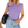 Fashion Women Ladies Solid T shirt Tops Sleeveless O neck Tops Summer Loose Casual Clothes S M L