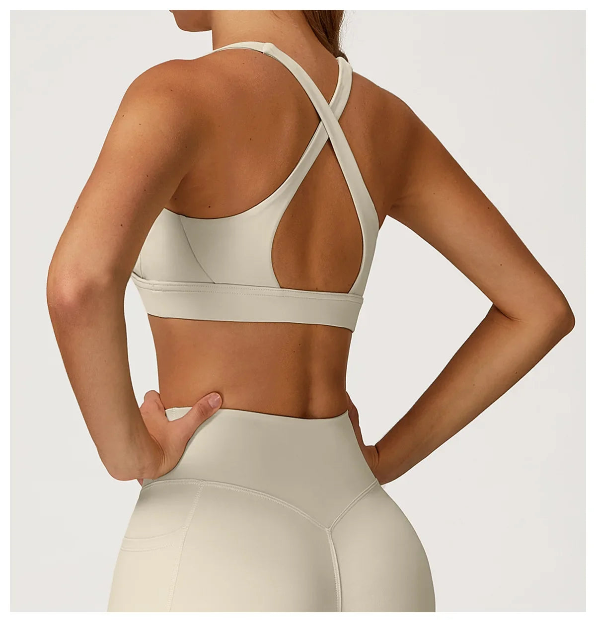 Sexy Gym Top Women Sports Bra Running Back Cross Push Up Yoga Bra Breathable Sports Underwear Women Fitness Workout Top Women
