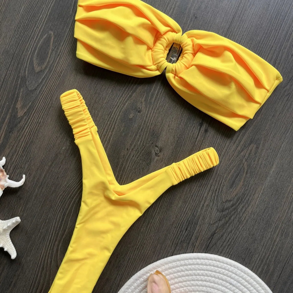 2026 Micro Bikini Push Up Women Swimsuits Sexy Female Swimwear Brazilian Bikini Set Thong Biquini Swimming Suits Beachwear