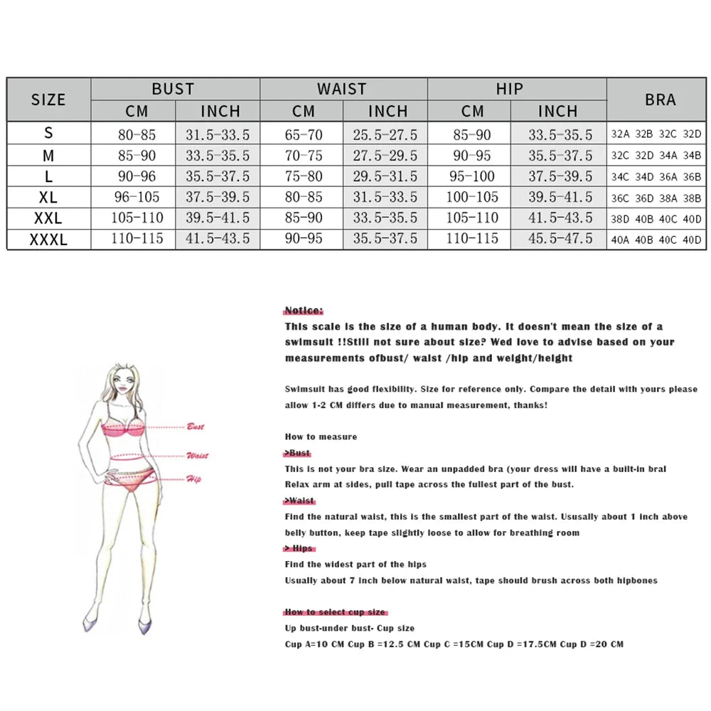 3Pcs Push Up Bikini 2026 New Swimsuit Women Sexy Swimwear Female Bandeau Biquini Solid Black Bathingsuit Swimming Suit Beachwear