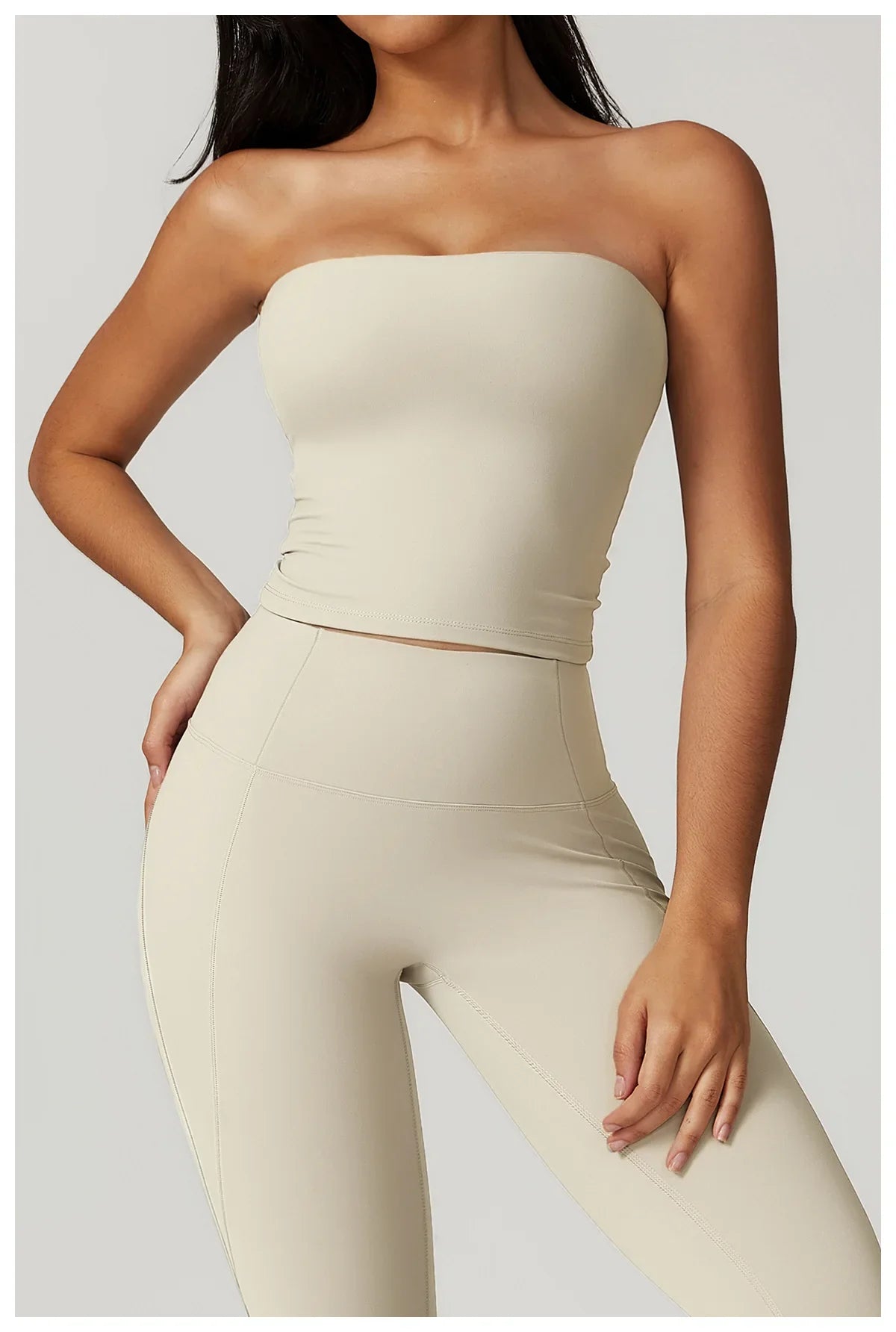 Strapless Yoga Vest for Women Underwear Sexy Beautiful Back Sports Bra for Women's Gym Shock-absorbing Quick Drying Fitness Top