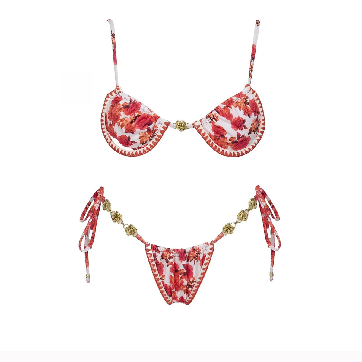 3Pcs Micro Bikinis Sexy Women Swimsuit 2026 New Swimwear Printed Swim Suit Female Bathing Suit Bandeau Biquini Beachwear Sarong