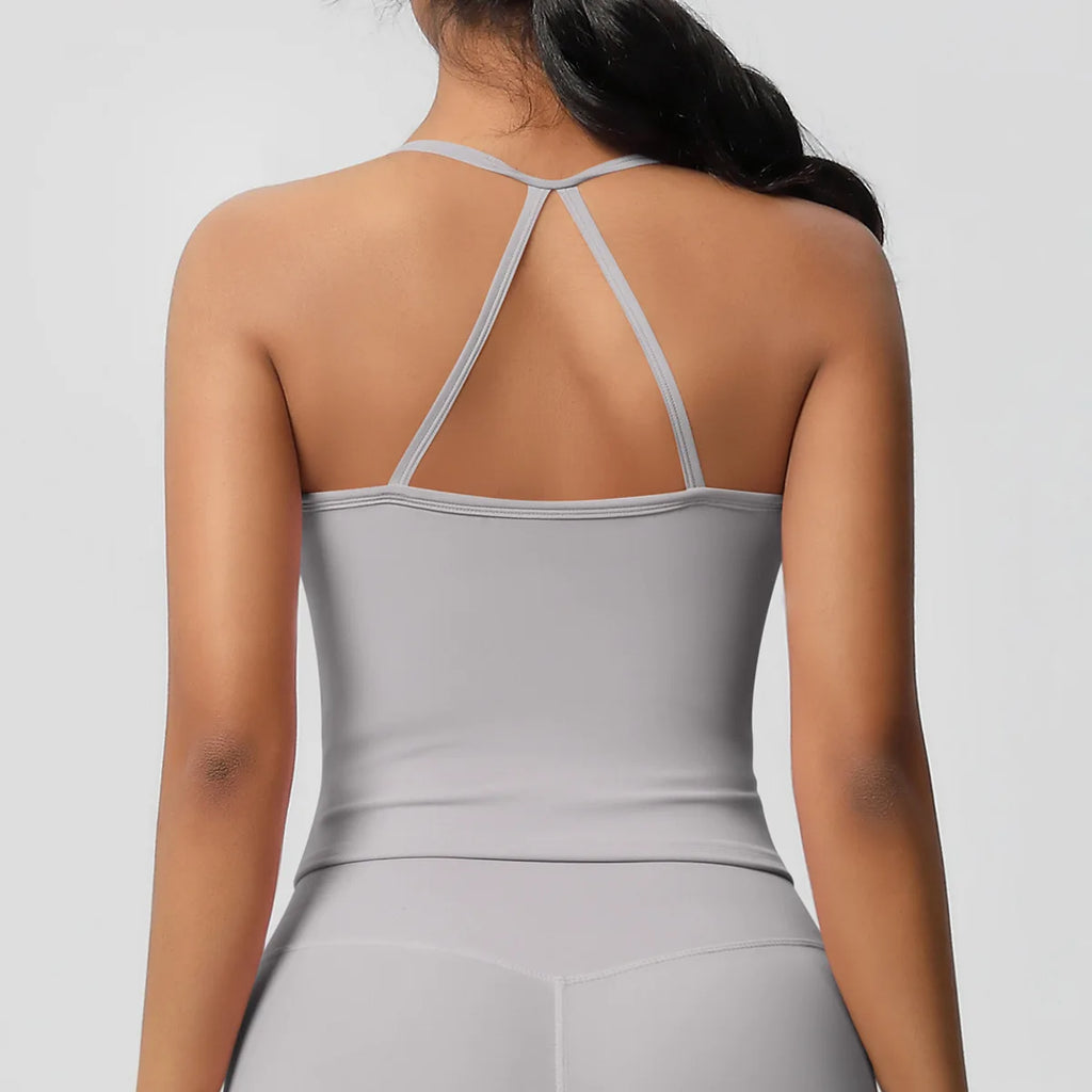 Fitness Bra Women Cross Back Yoga Sports Bra Breathable Shock Proof Gym Workout Push up Top Yoga Running Active Sportswear Vest