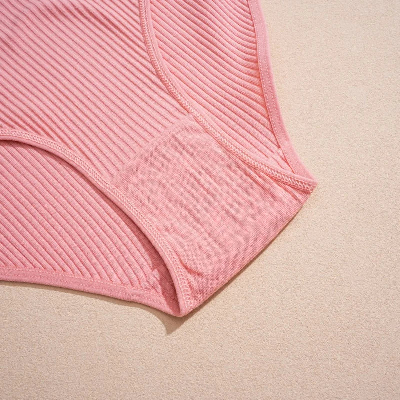 3Pcs/Set Women's Seamless Cotton Briefs Women Panties Solid Color Breathable Underwear Female Low Waist Soft Lingerie S-XXL