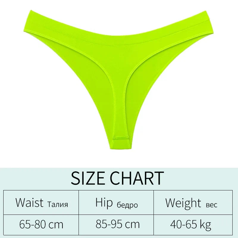 Low Waist Sexy Thong Women Panties G String Seamless Panties Underwear Sports Candy Color Yoga Girls Briefs Femlae Lingerie