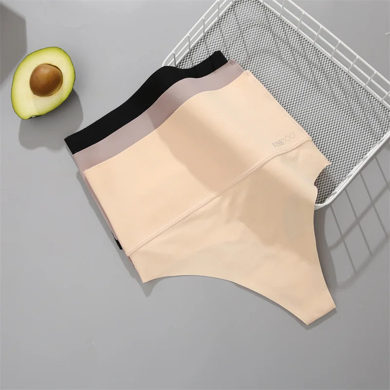 Women Seamless Bodysuit Bikini High WaistShapewear Tummy Control T-Back Thongs Female Slimming Waist Trainer Underwear G-string