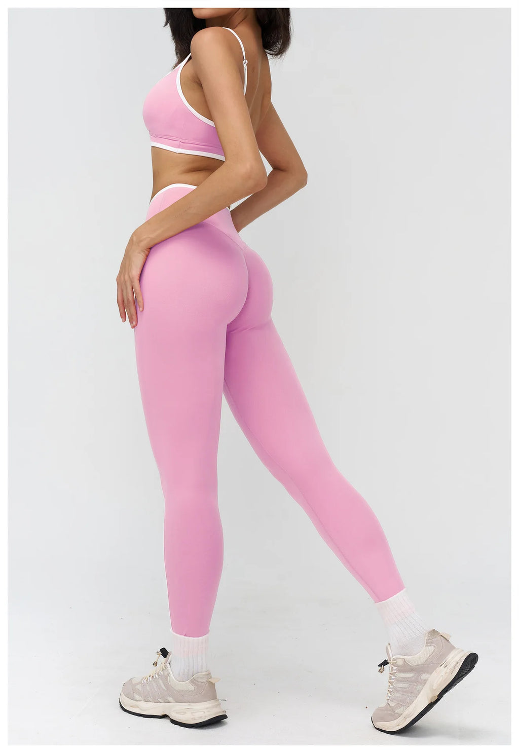 Women Bra Shockproof Gym Top Women Underwear Thin Strap Halter Sports Bras Scrunch Push-up Workout Yoga Tank Tops Women's Clothe