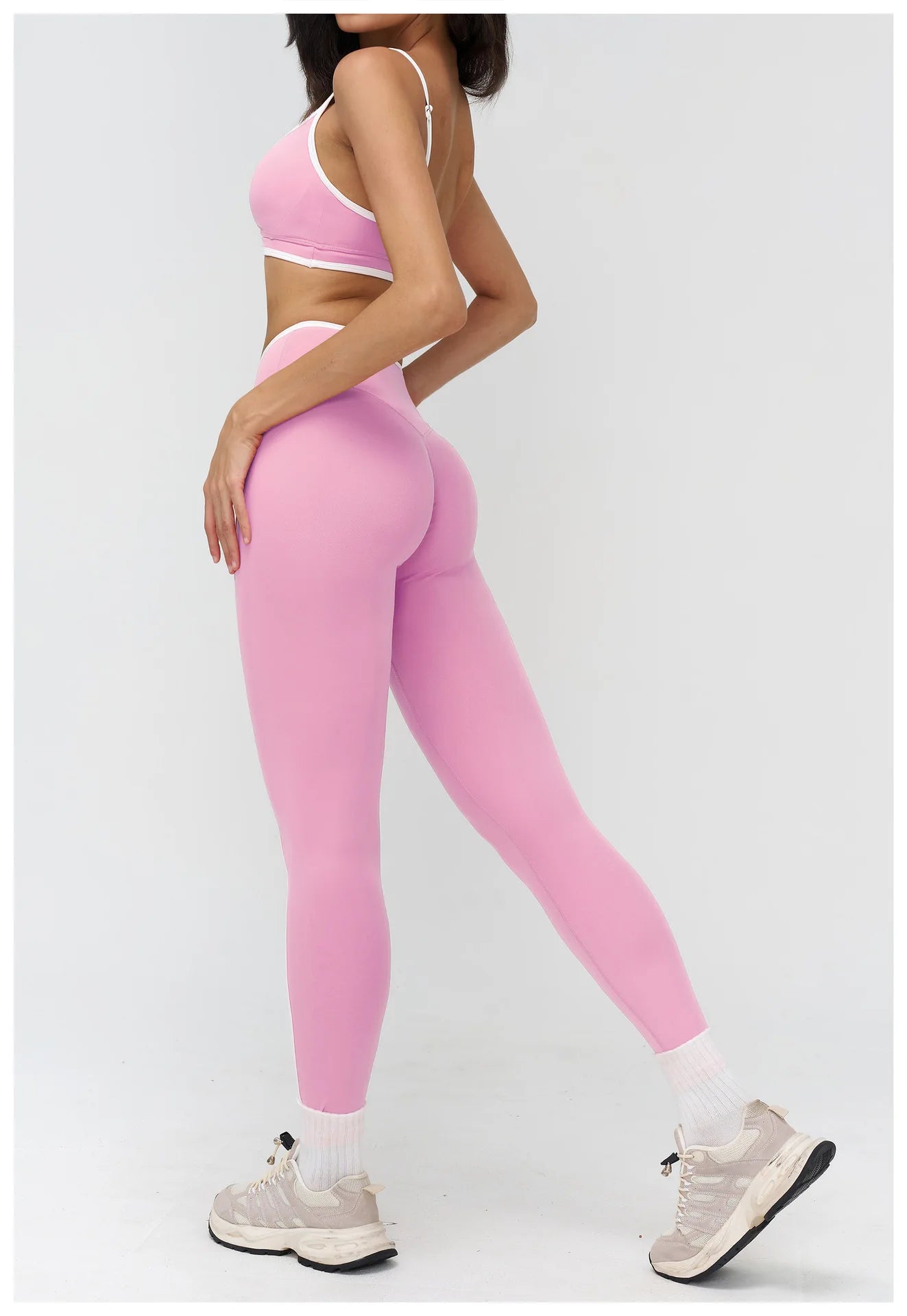 Women Bra Shockproof Gym Top Women Underwear Thin Strap Halter Sports Bras Scrunch Push-up Workout Yoga Tank Tops Women's Clothe
