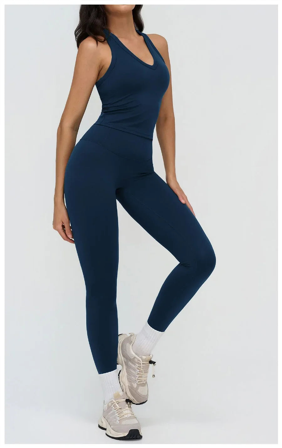 Yoga Clothes Set 2PCS Gym Crop Top Women Outfits Sports Bra High Waist Legging Fitness Suit Running Workout Tracksuit Sportswear