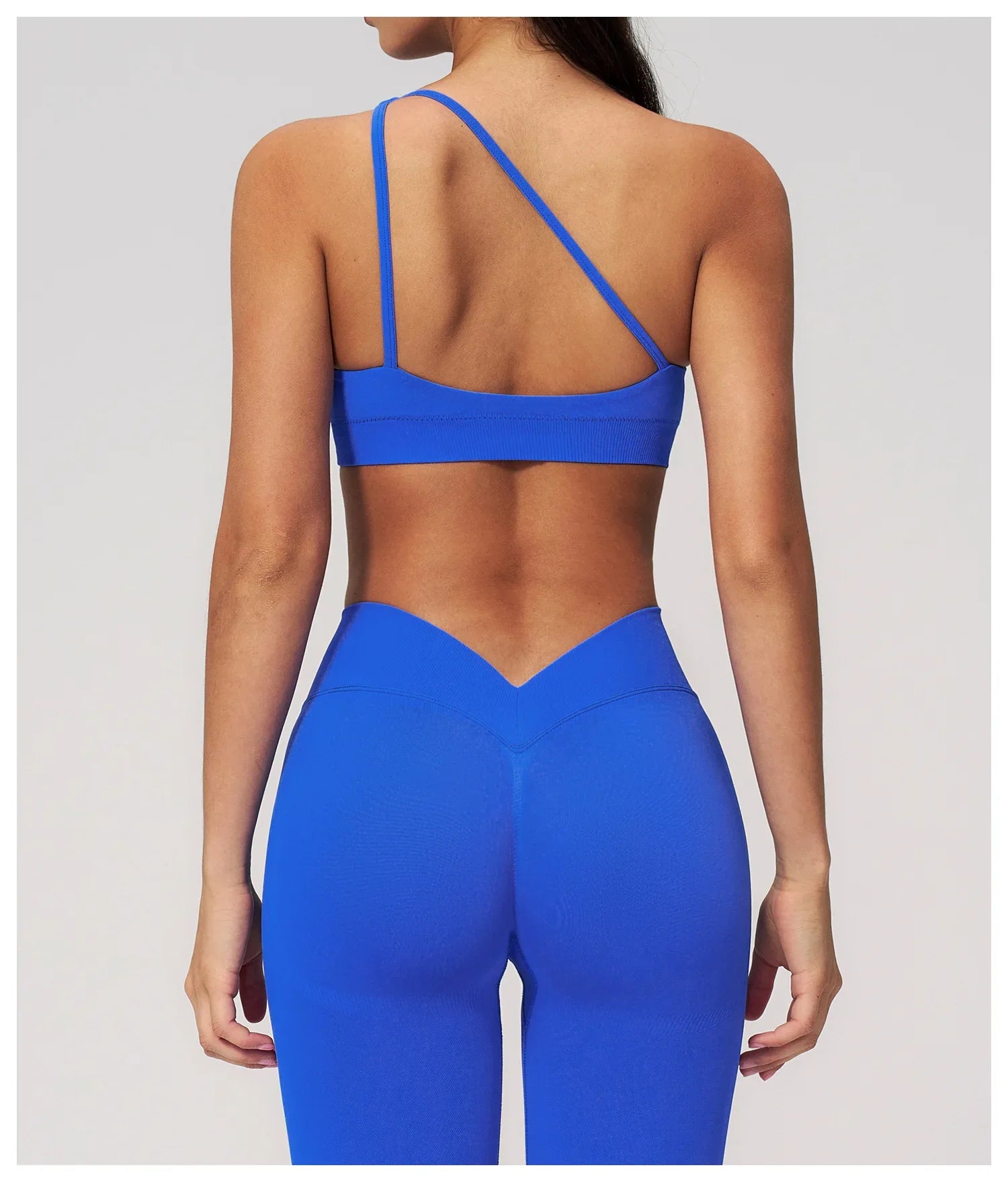 Summer Shockproof Sport Bra Women's Beautiful Back Gym Sports Underwear Women Oblique Shoulder Straps Running Fitness Yoga Bra