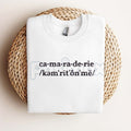 Sabrina Carpenter Camaraderie Embroidered Shirt – Unisex, Relaxed Fit Tee for Concert & Fan Apparel