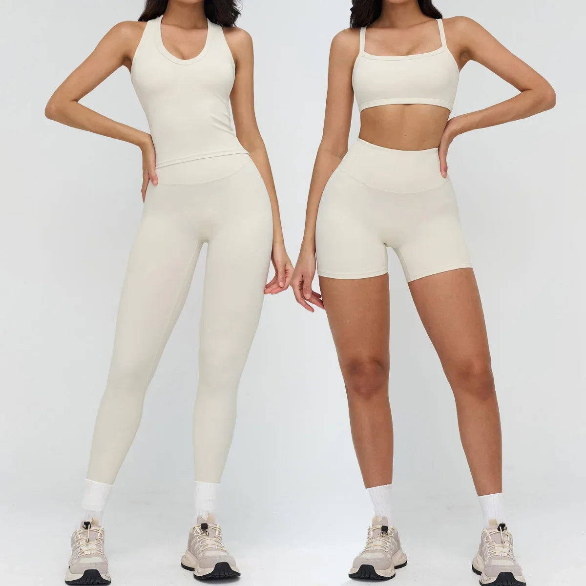 Yoga Clothes Set 2PCS Gym Crop Top Women Outfits Sports Bra High Waist Legging Fitness Suit Running Workout Tracksuit Sportswear