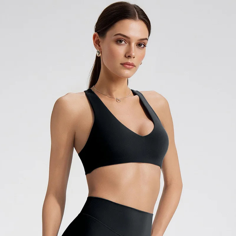 NCLAGEN Softmotion Bralette Sports Bra High Support Women's Gym Clothes Pilates Yoga Tank Tops Y-back Push Up Fitness Underwear