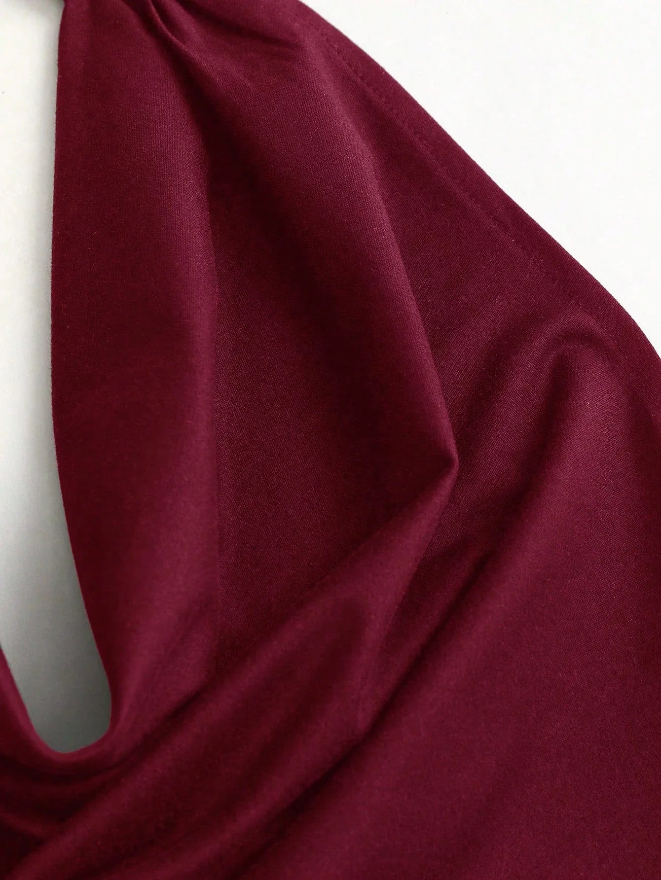 Women's Elegant Drape V-Neck Back-Tie Open Back Sleeveless Slim Fit Mini Dress Casual Halter-Neck Pleating Decorate Dress 2026