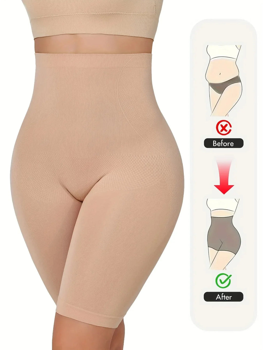 5pcs Ladies High Waist Leggings - Hips/Abdomen Shaping, High-Pressure Transparent. Soft, Comfortable & Tummy Control for Daily