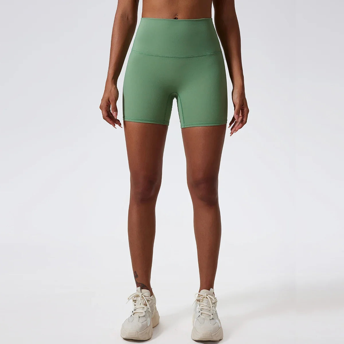 Hearuisavy Summer Soft Sports Shorts Buttock Lift Gym Leggings Women High Waist Yoga Shorts Women Running Cycling Workout Shorts