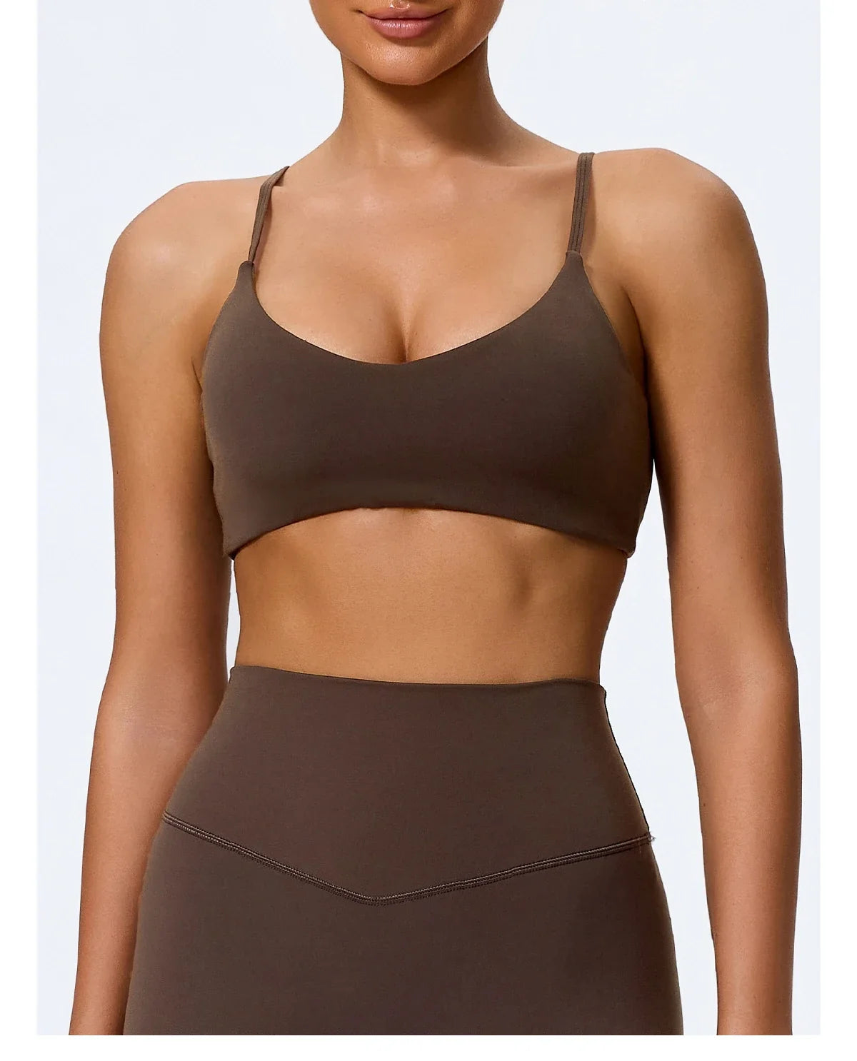 Hearuisavy Summer Super-Soft Women Quick Drying Sports Bra Breathable Gym Workout Top Fitness Underwear Push Up Running Yoga Top
