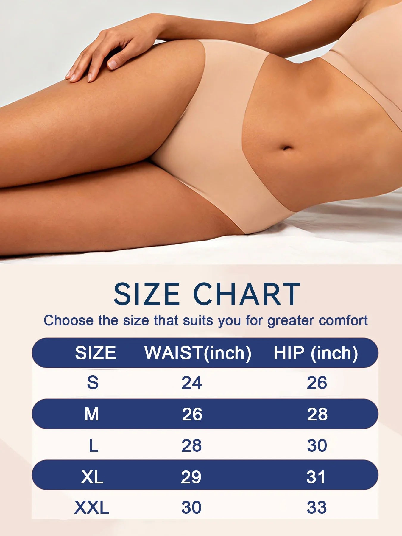 American Women's High Waist Seamless Bra and Panties Set Underwear Breathable Comfort Briefs S-2XL Thong Soft Underwear