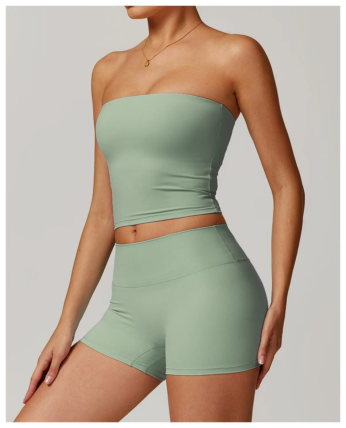 Strapless Yoga Vest for Women Underwear Sexy Beautiful Back Sports Bra for Women's Gym Shock-absorbing Quick Drying Fitness Top