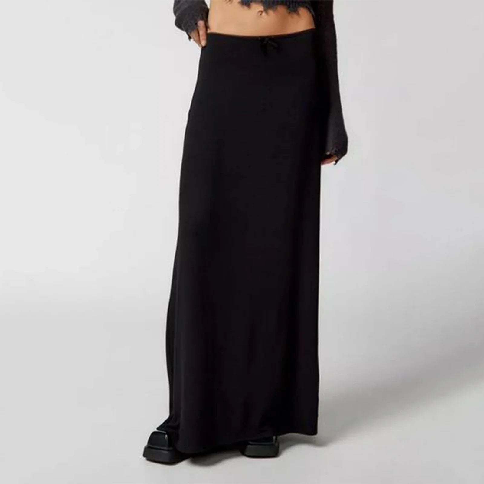 Women Casual Spring Summer Long Skirts Solid Color Fashion Straight Skirts Elegant Loose Y2k Outfits For Female Streetwear