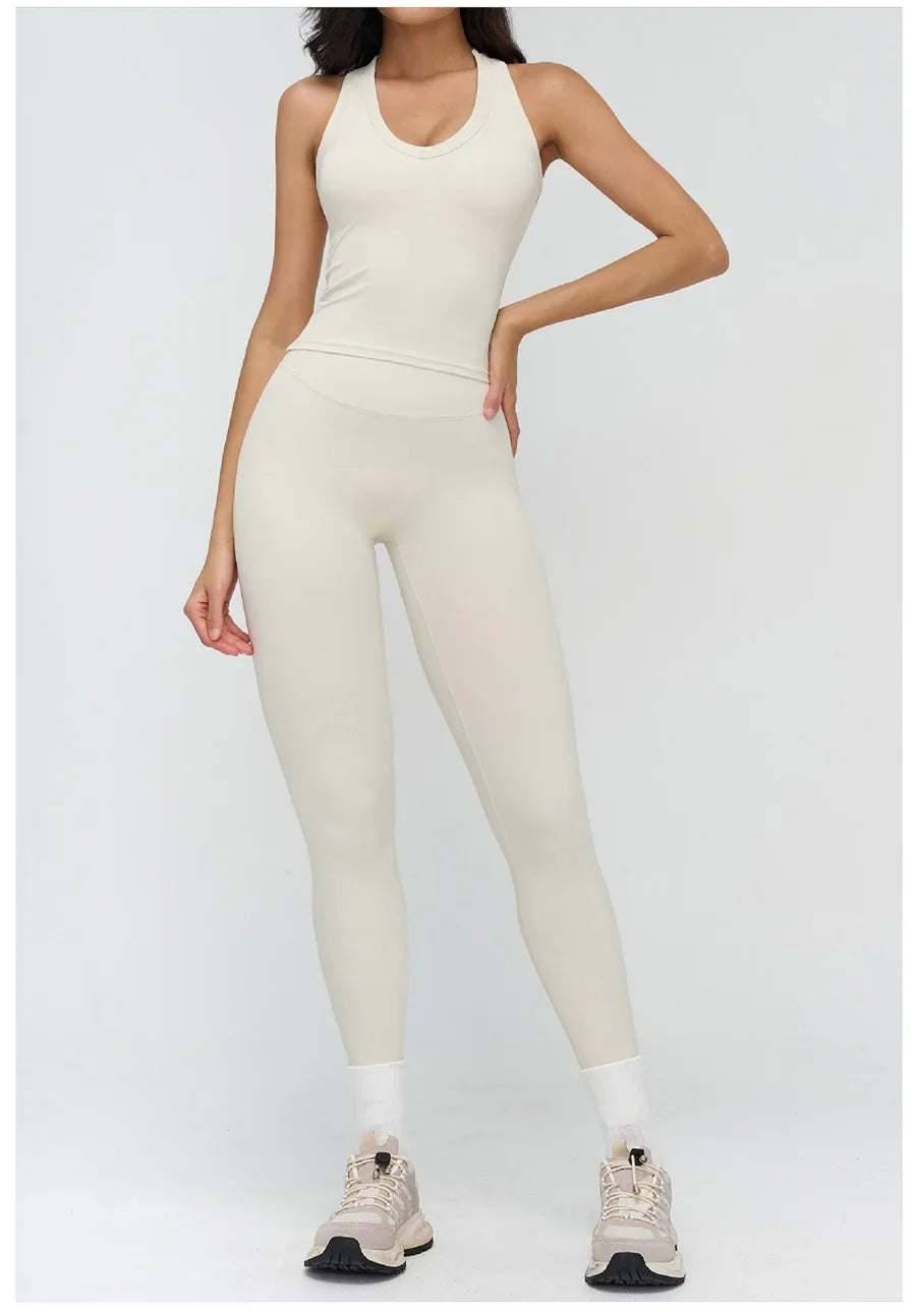 Yoga Clothes Set 2PCS Gym Crop Top Women Outfits Sports Bra High Waist Legging Fitness Suit Running Workout Tracksuit Sportswear