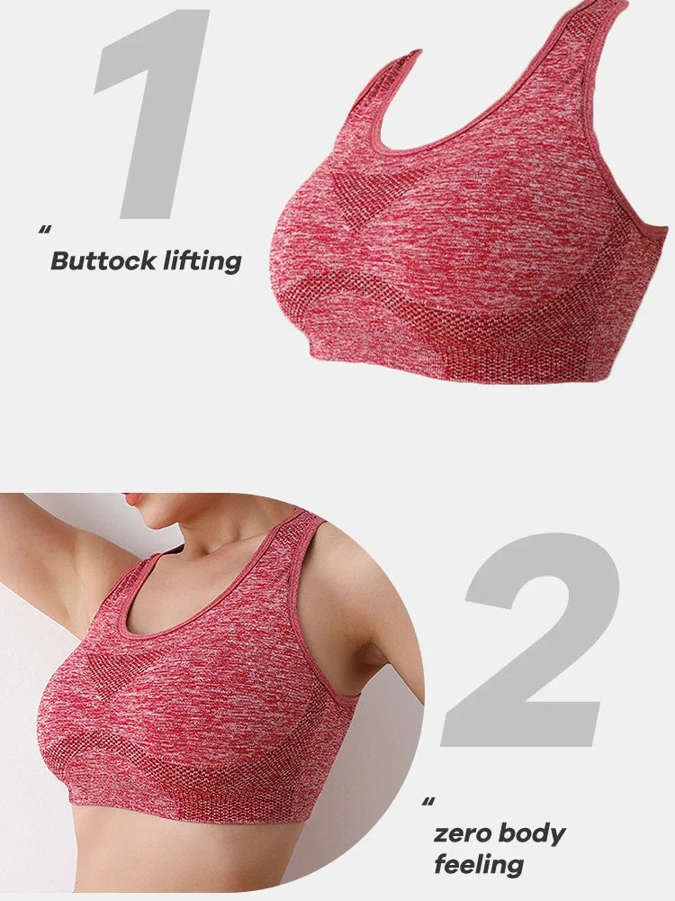 CZGUKE Soutien-gorge Push Up Respirant Pour Femmes, Sous-vêtements De Sport, Course À Pied, Yoga, Fitness