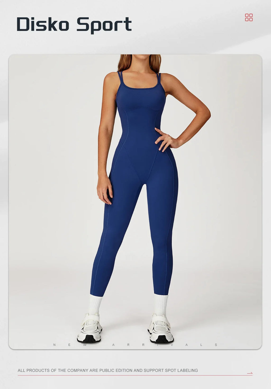 Hearuisavy Female Jumpsuit Long Elegant Sports Bodysuit Woman Gym Clothes Strappy Fitness Overalls Push Up Pilates Yoga Leotard