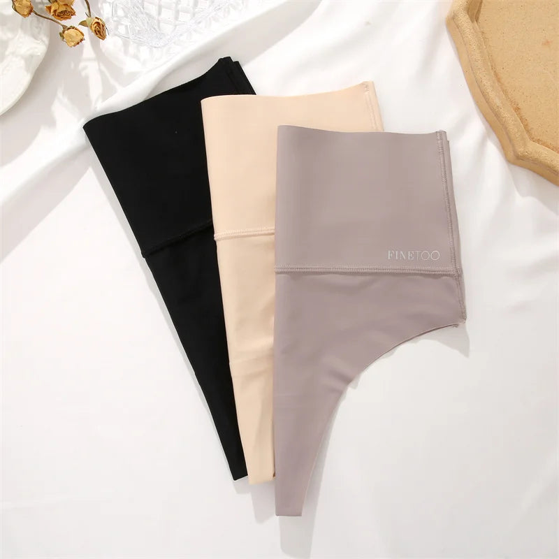 Women Seamless Bodysuit Bikini High WaistShapewear Tummy Control T-Back Thongs Female Slimming Waist Trainer Underwear G-string