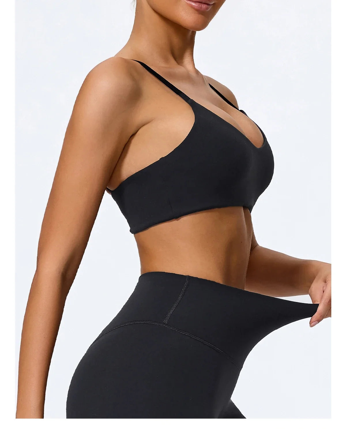Hearuisavy Summer Super-Soft Women Quick Drying Sports Bra Breathable Gym Workout Top Fitness Underwear Push Up Running Yoga Top