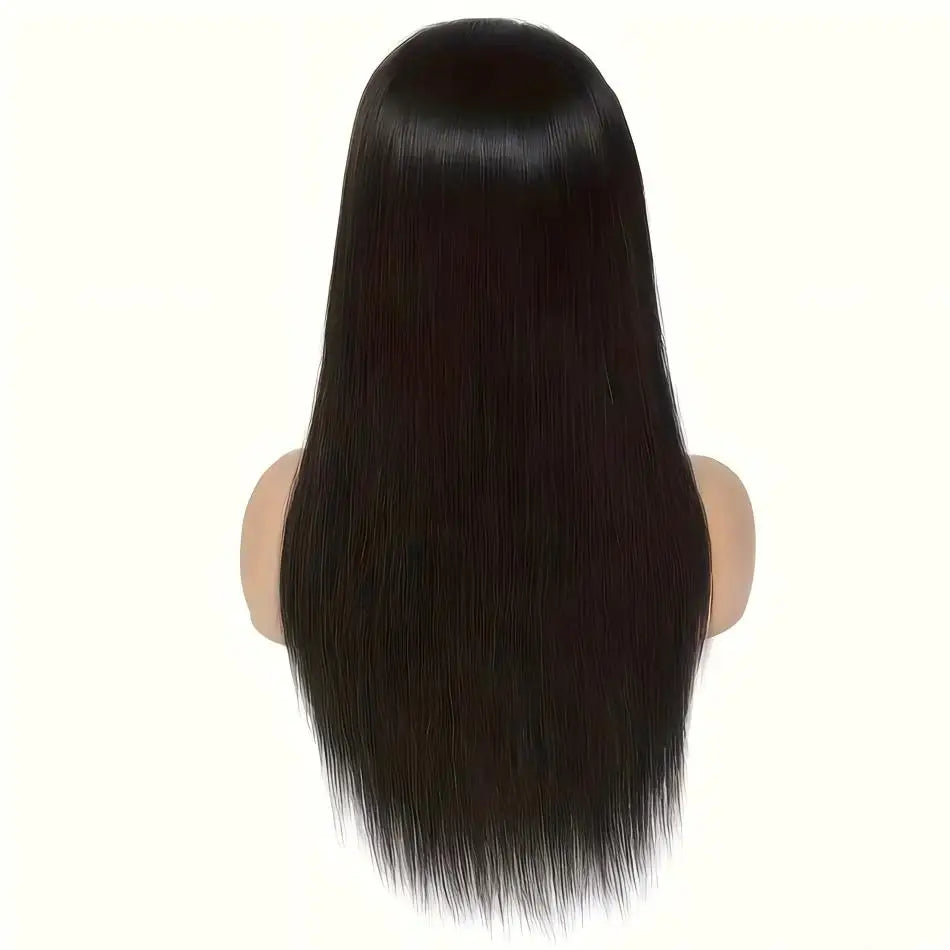 13x6 Lace Front Wigs Human Hair Pre Plucked Straight Human Hair Wig 200% Density HD Lace Frontal Wigs for Women Natural Black