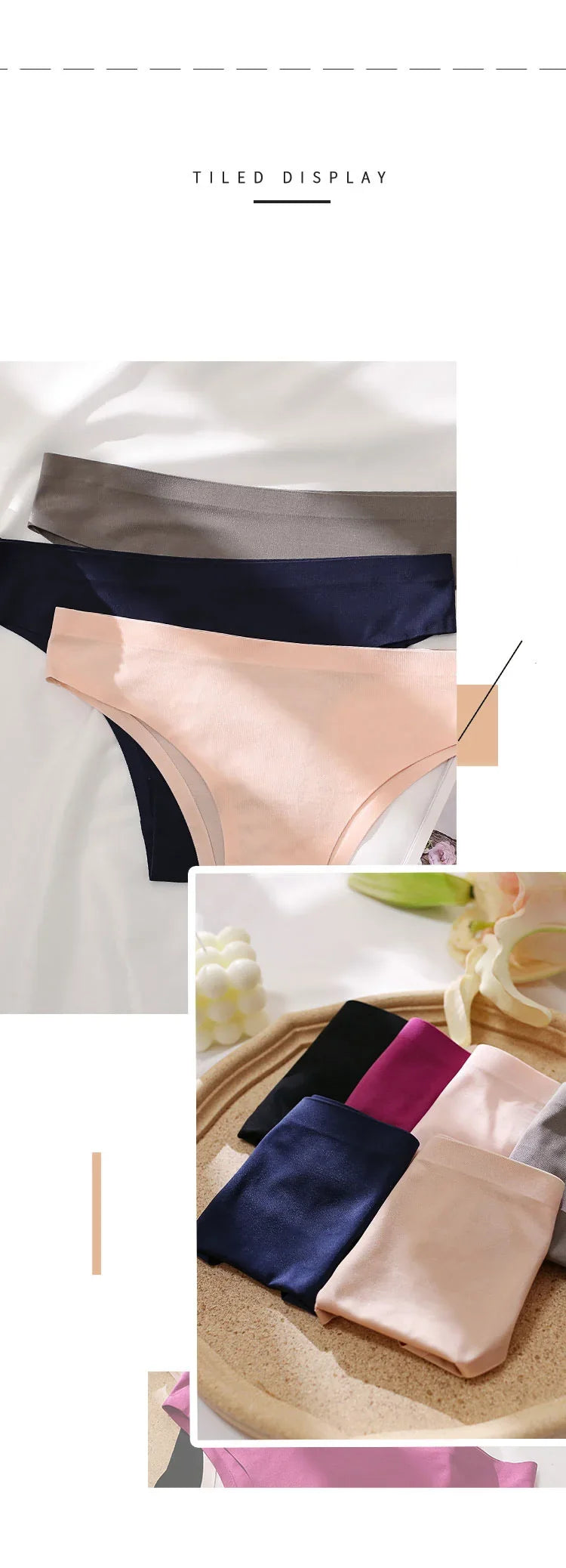 Ice Silk Thong Sexy Women Panties Seamless G String Briefs T Back for Girls Underwear Temptation Ladies Underpants Size M-XXL