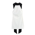 MUJER White Backless Short Dress Woman Halter Elegant Party Dresses for Women off Shoulder Mini Dress Women New in Dresses Woman