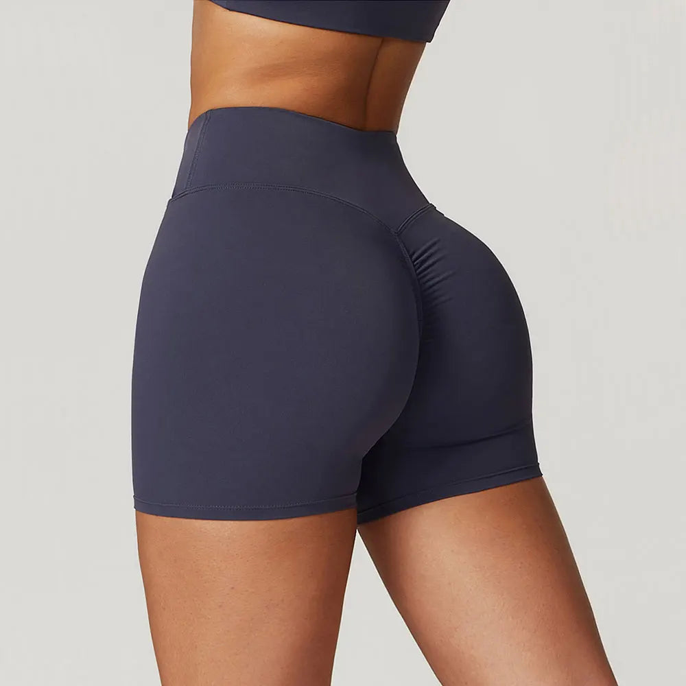 Yoga Shorts Women High Waist Workout Shorts Fitness Yoga Tights Lift Butt Fitness Ladies Yoga Gym Running Short Pants Sportswear
