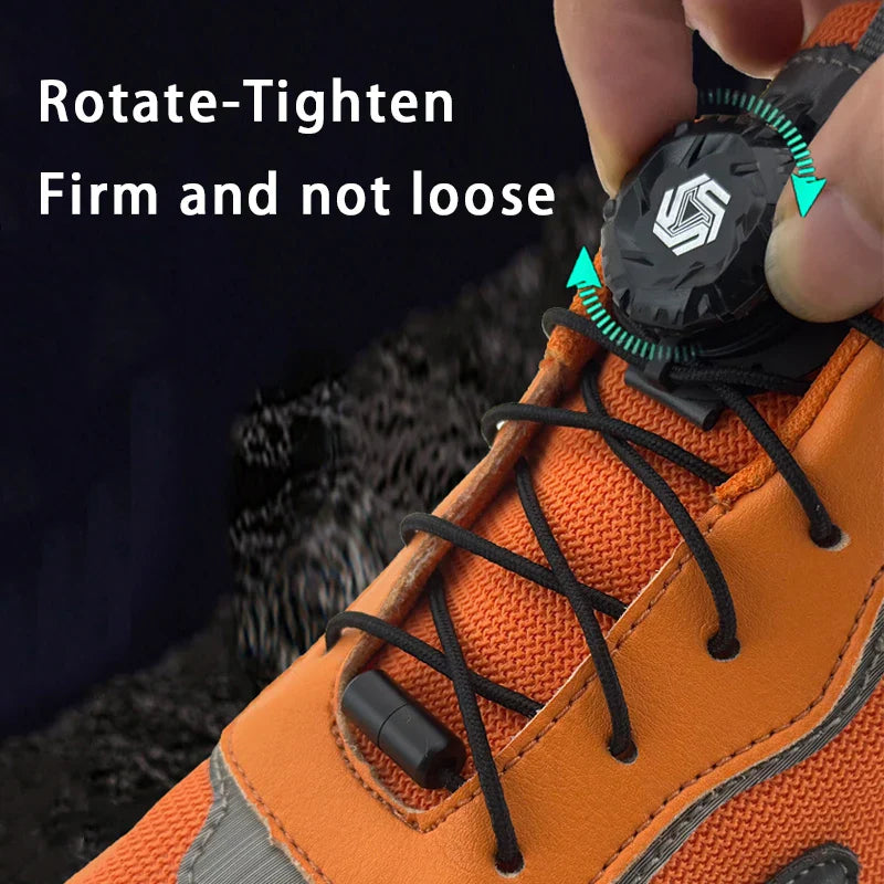 Fashion Swivel Buckle Laces Automatic Shoelace Without ties Kids Adult Sneakers No Tie Shoe laces Shoe accessories 1Pair/2Pair