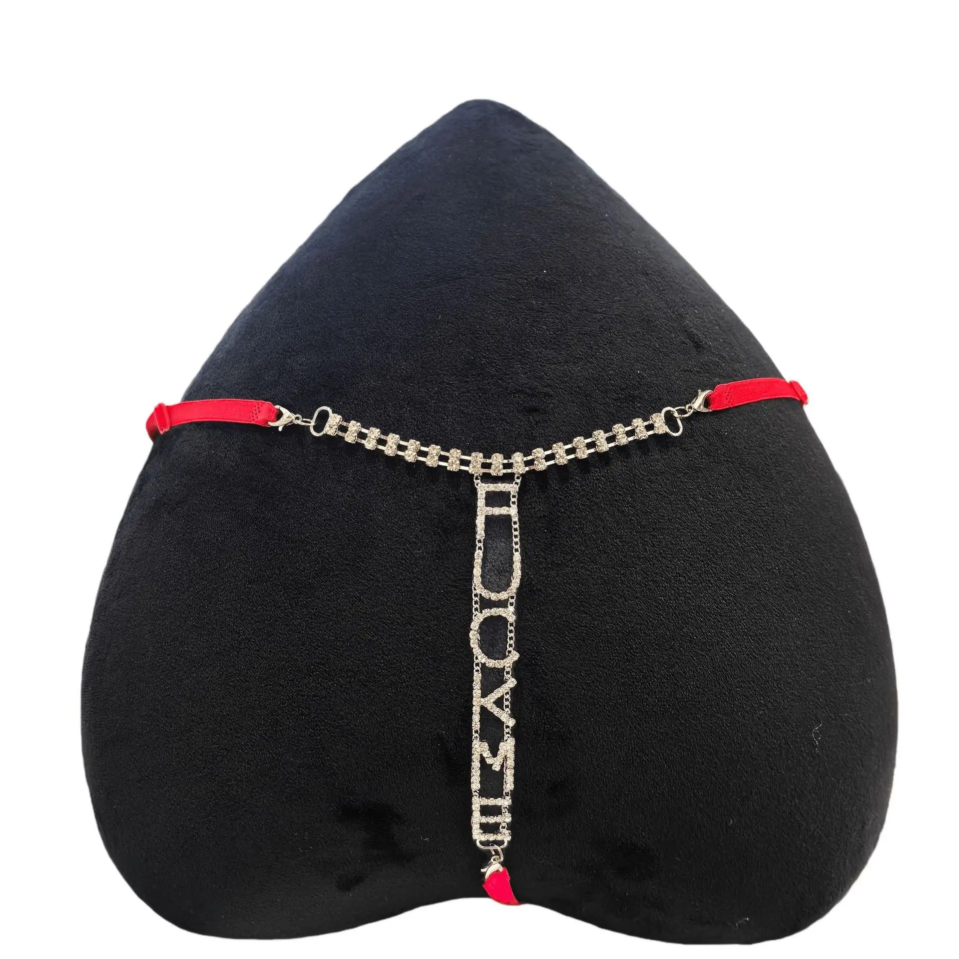 Rhinestones G String Girls Metal Chain Sexy Women Panties Gem Briefs Thong Lace Erotic Female Underwear Low Waist Intimates