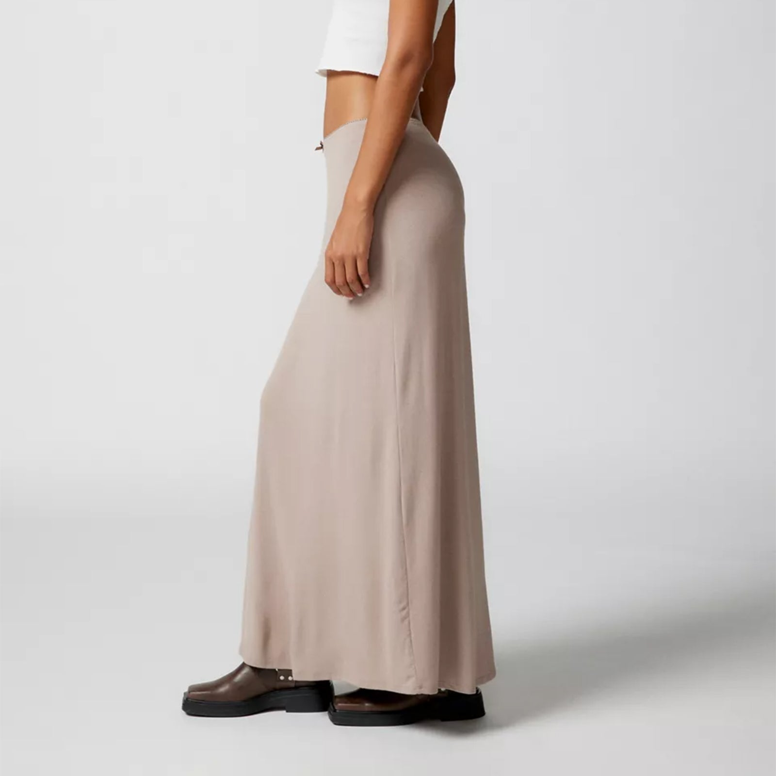 Women Casual Spring Summer Long Skirts Solid Color Fashion Straight Skirts Elegant Loose Y2k Outfits For Female Streetwear