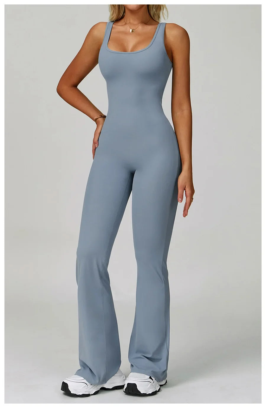 Women Sexy Back V Jumpsuit Gym Set Training Yoga Suit Sportswear Sports Jumpsuit Fitness Rompers Stretch Workout Bodysuits 8260