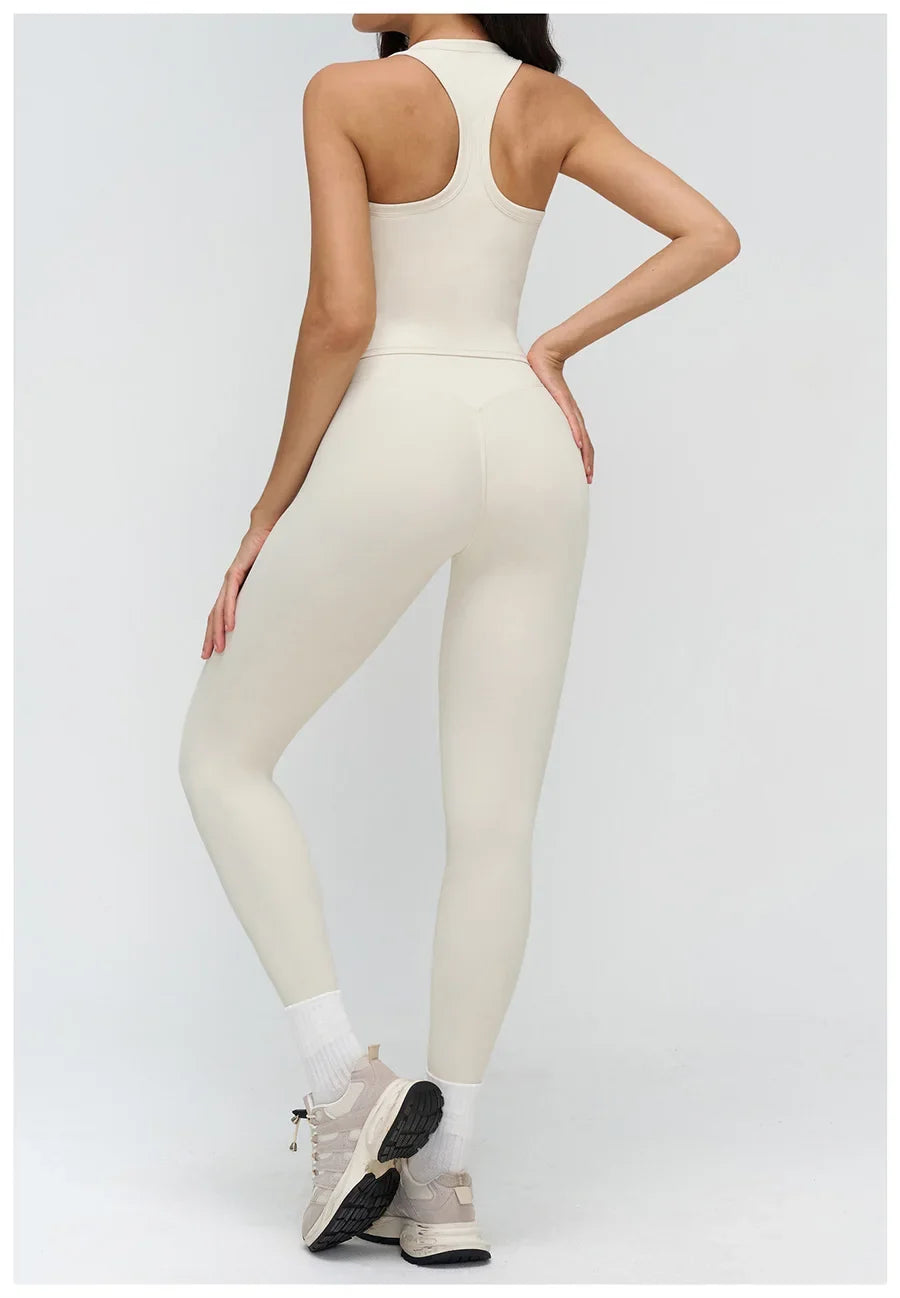 Yoga Clothes Set 2PCS Gym Crop Top Women Outfits Sports Bra High Waist Legging Fitness Suit Running Workout Tracksuit Sportswear