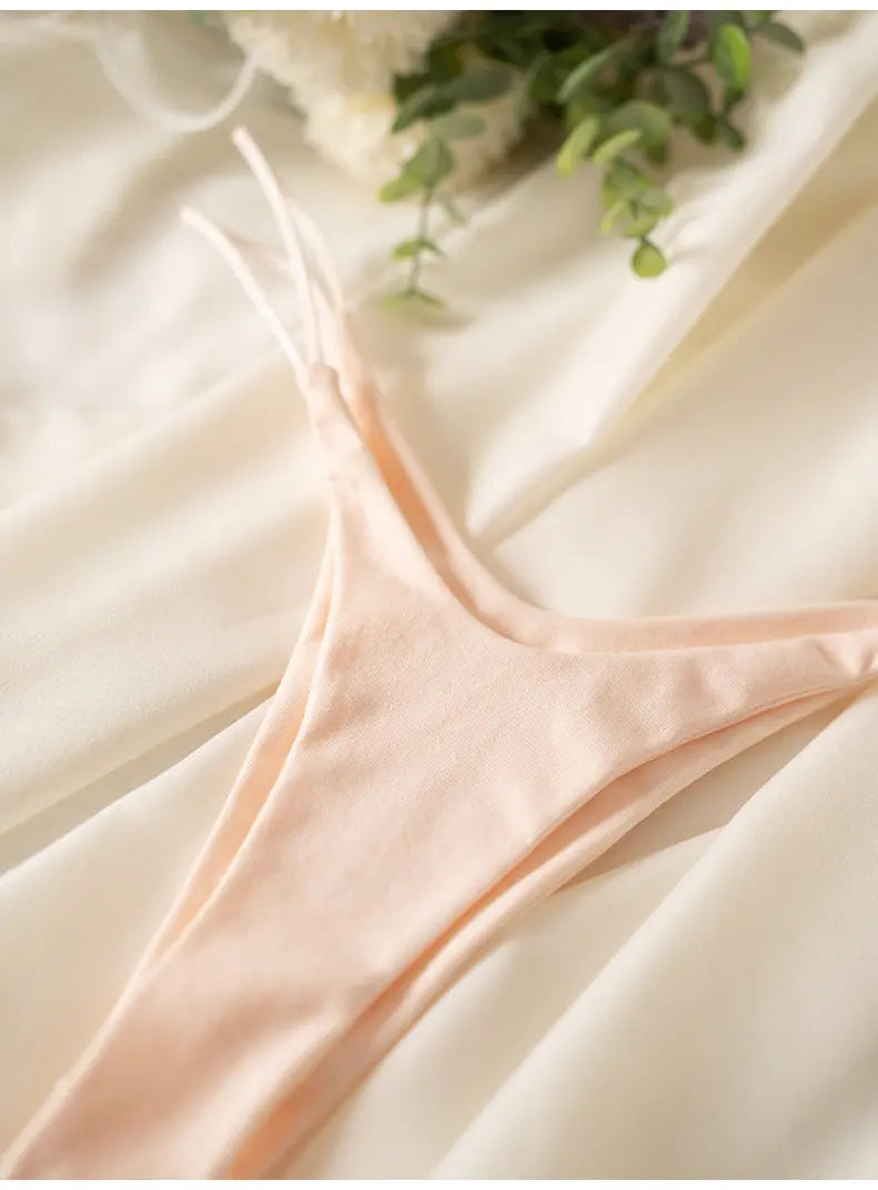 Cotton G String Thong Women Panties Sexy Briefs T-back Underwear Low Waist Seamless Femlae Lingerie Size S-XL