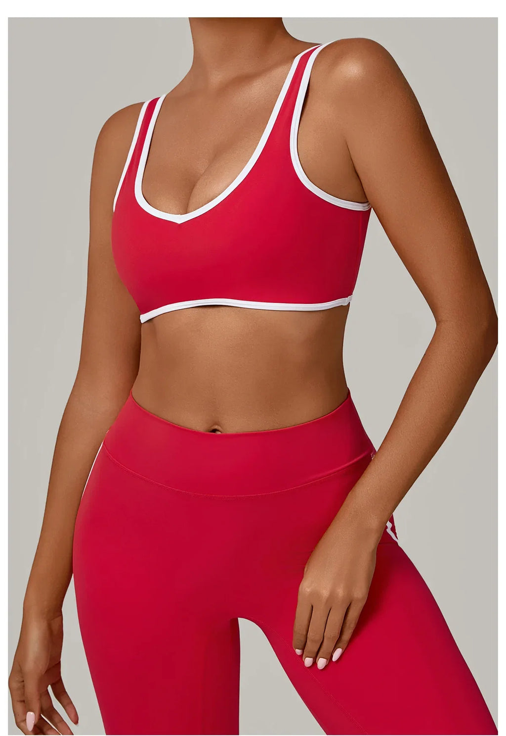 Breathable Sports Underwear Anti-Sweat Fitness Top Women Yoga Bra Shockproof Crop Top Push Up Running Sport Bra Gym Workout Top