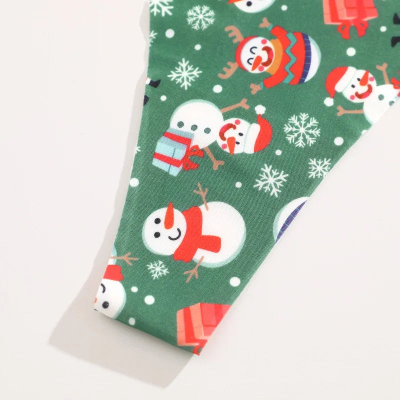 4Pcs Christmas Print Underwear Breathable Shiny Belt Thong Women Skin-friendly Fashionable Casual Christmas Gifts